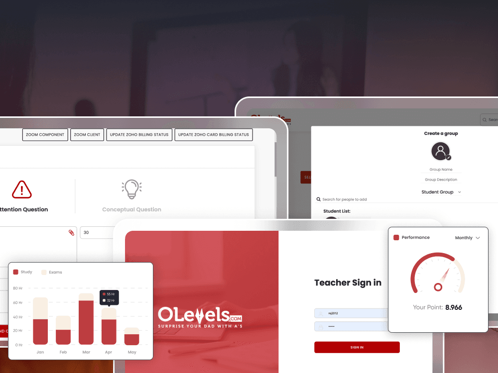 Olevels.com — fragmented tools vs unified classroom experience