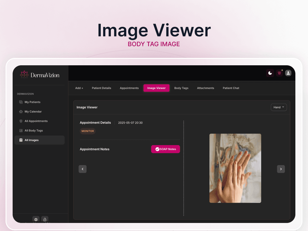 DermaVizion featured interface view 1