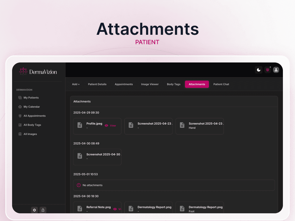 DermaVizion featured interface view 4