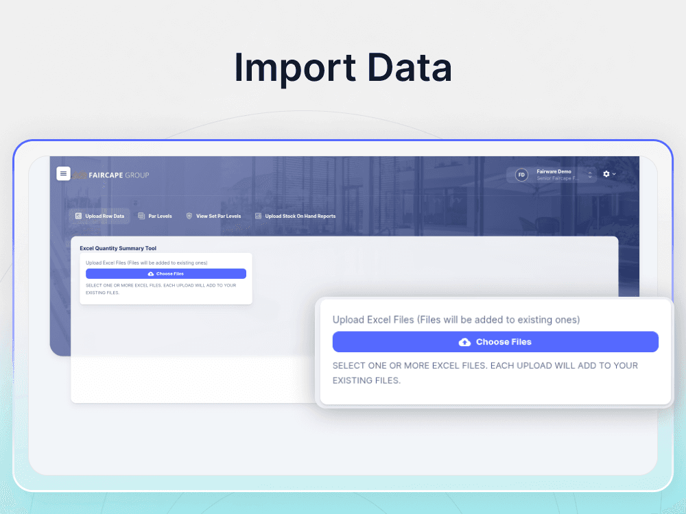 Fairware billing and reconciliation interface view 5