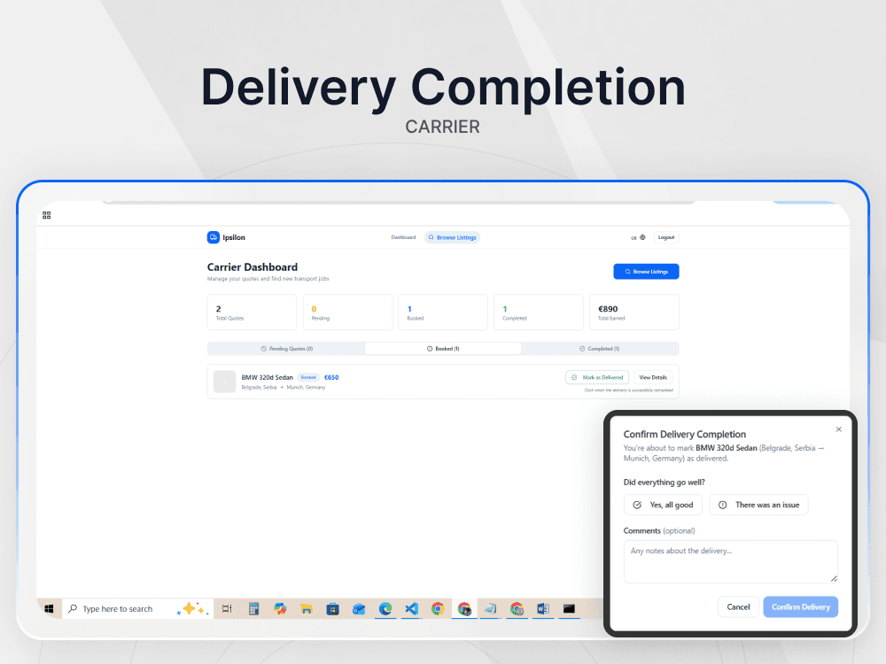 Ipsilon — bids, messaging, and Stripe checkout