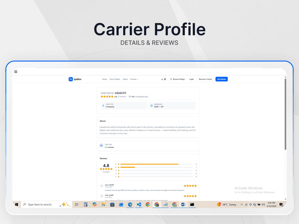 Ipsilon — booking and payout flow details