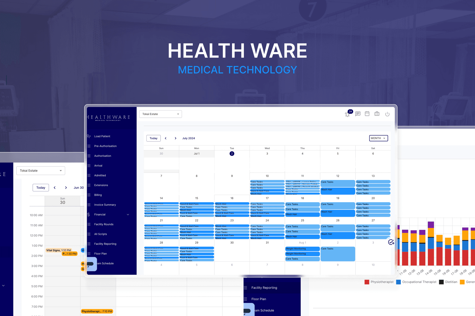 HealthWare platform overview for clinical and operational workflows